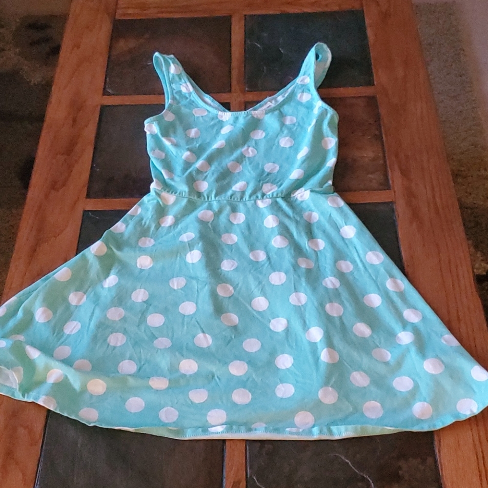 Light blue swing dress